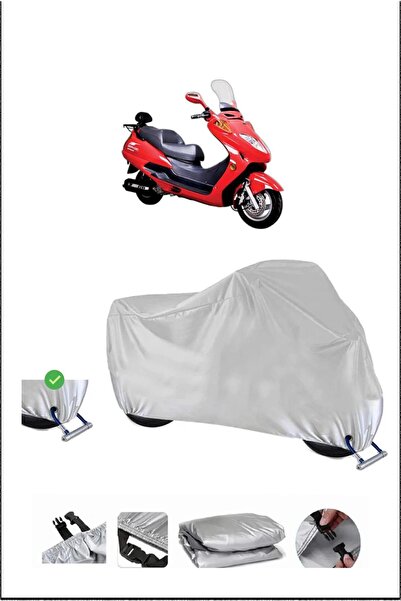 Breen Dorado Sandor250 Lock Compatible Waterproof Durable Motorcycle Canvas-Gray