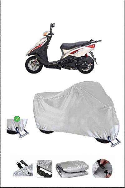 Breen Yamaha Cygnusrs Lock Compatible Waterproof Durable Motorcycle Canvas-Gray