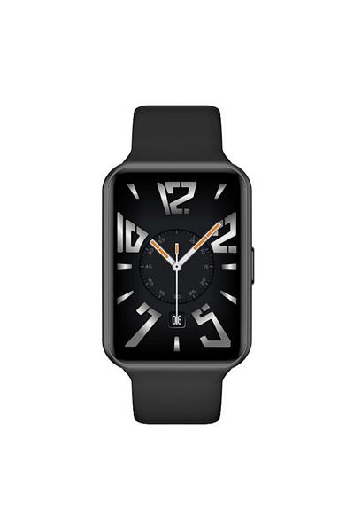 Kenneth Scott Kenneth Scott KBLZ-XSBBN Unisex Smart Display Watch & Silicone Strap Black