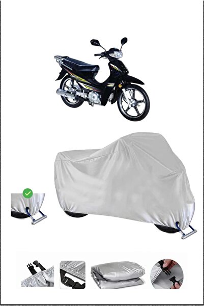 Breen Bisan MOTOCUP100 LOCK متوافق مع الماء ومتين للدراجات النارية - رمادي