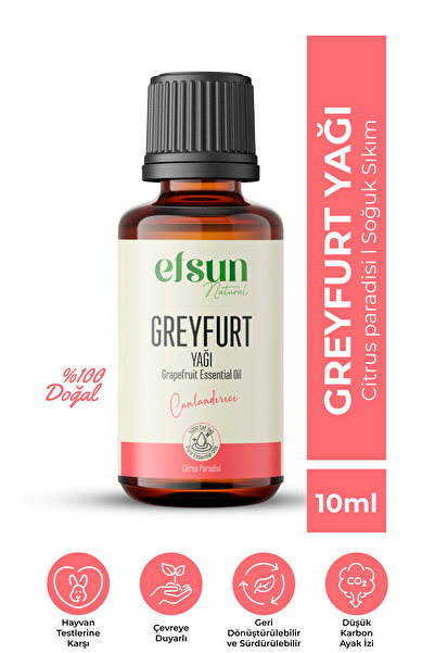 Efsun Natural Greyfurt Uçucu Yağı %100 Doğal Saf 10 ml