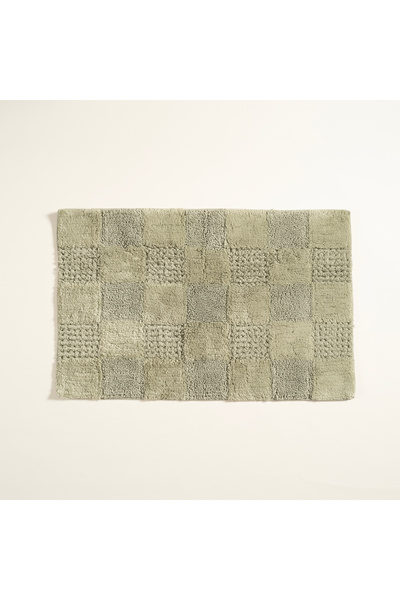 Zsa Zsa Zsu Punjab Pamuk Pamuklu Banyo Paspası 40x60 Cm Yeşil