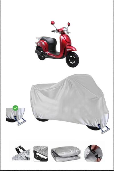 Breen قفل Kuba TWISTER50 متوافق مع دراجة نارية مقاومة للماء ومتينة - رمادي