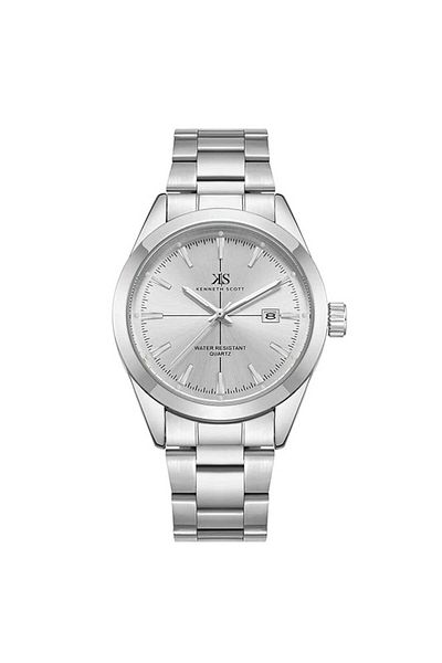 Kenneth Scott Kenneth Scott Men Analog White Dial Watch - K23025-SBSW