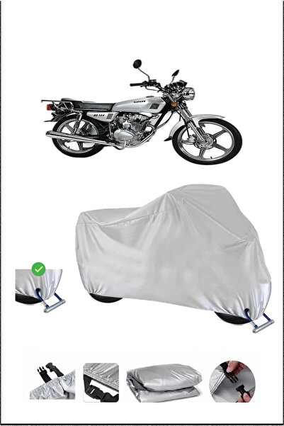 Breen Kanuni Bs125 Lock Compatible Waterproof Durable Motorcycle Canvas-Gray
