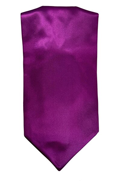 Kravatkolik Purple Plain Ascot Scarf K576