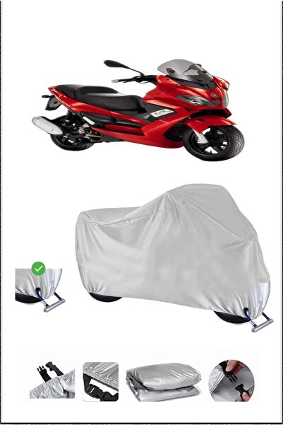 Breen قفل جيليرا NEXUS250 متوافق مع دراجة نارية مقاومة للماء ومتينة - رمادي