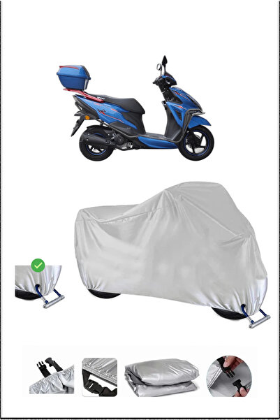 Breen Yuki Crypto125 Lock Compatible Waterproof Durable Motorcycle Canvas-Gray