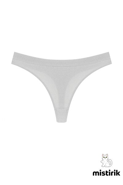 MİSTİRİK Paulo Model Ribbed Thong Slip No Marks Slip Culoare Gri