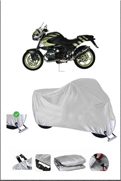Breen قفل Bmw R1150R متوافق مع غطاء دراجة نارية متين مقاوم للماء - رمادي