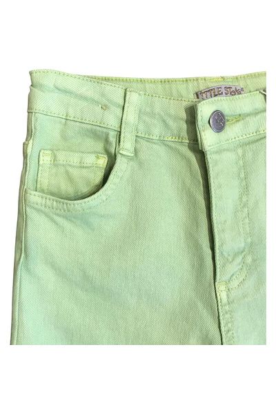Little Star Girl's Daisy Embroidered Pants