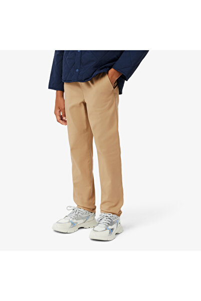 Lacoste Çocuk Regular Fit Bej Pantolon