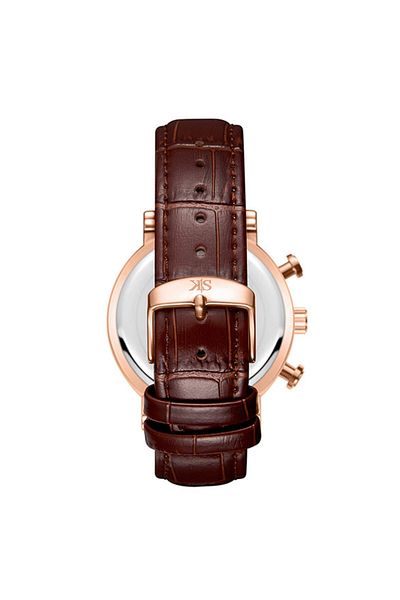 Kenneth Scott Kenneth Scott K23151-RLDW Men Chrono & Multi Function Display Watch & Genuine Leather