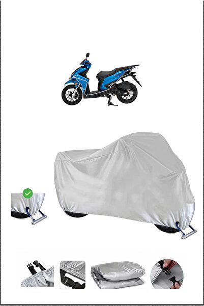 Breen Kanuni Resa125 Lock Compatible Waterproof Durable Motorcycle Canvas-Gray