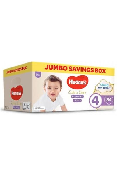 Huggies Huggies Extra Care Briefs, Size 4, 84 Count, Jumbo Box
