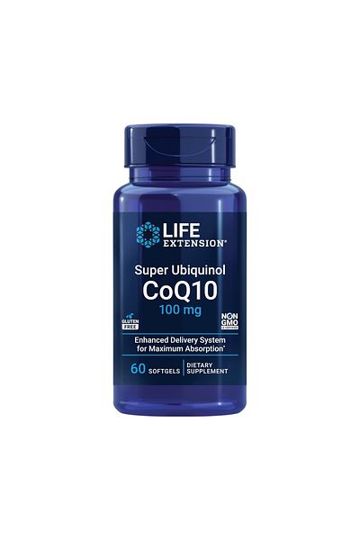 Life Extension Super Ubiquinol CoQ10, 100 mg, 60 softgels