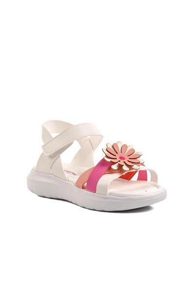 AYAKMOD Sandale pentru fete alb-fucsia-roz