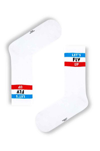 CARNAVAL SOCKS Ας πετάξουμε επάνω Γραπτές κάλτσες τένις