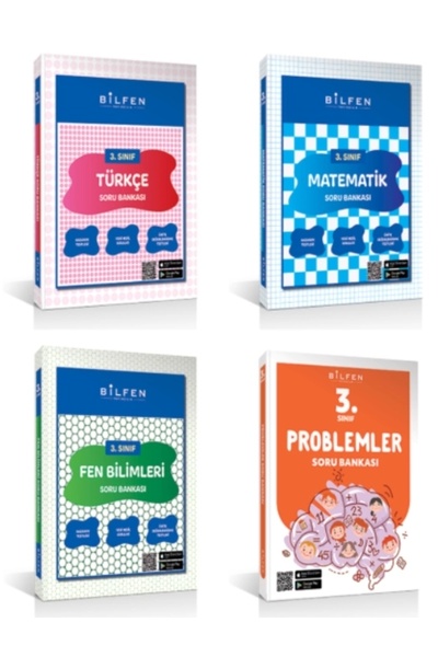 Bilfen Yayıncılık BİLFEN YAYINCILIK 3.SINIF TÜRKÇE-MATEMATİK-FEN BİLİMLERİ-PR...