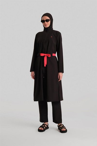 Armine Costum de baie negru cu hijab - Model 24Yd8905