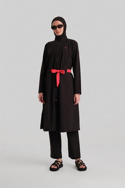 Armine Costum de baie negru cu hijab - Model 24Yd8905