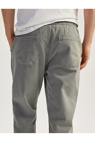 Koton Straight Fit Cep Detaylı Pamuklu Beli Bağcıklı Pantolon