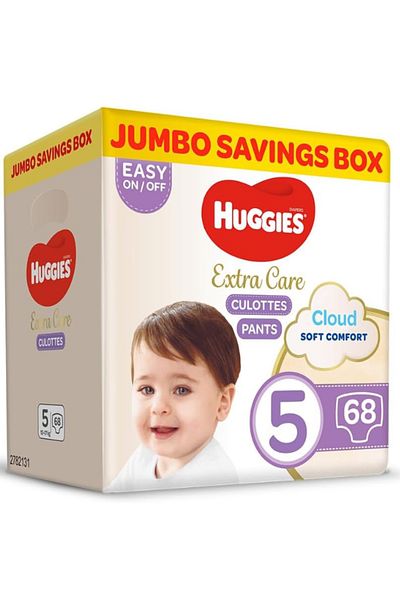 Huggies Huggies Extra Care Briefs, Size 5, 68 Count, Jumbo Box