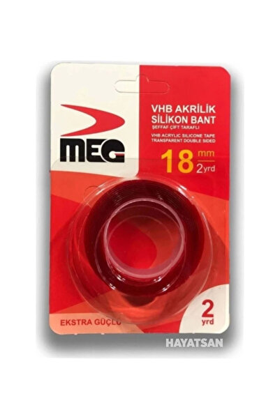 HYT Hayatsan Meg Silikonlu Çift Taraflı Bant