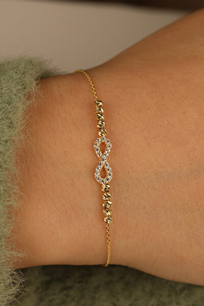 Çgk Çiğdem Gürel Kuyumculuk Sonsuzluk Dorikalı Altın Bileklik