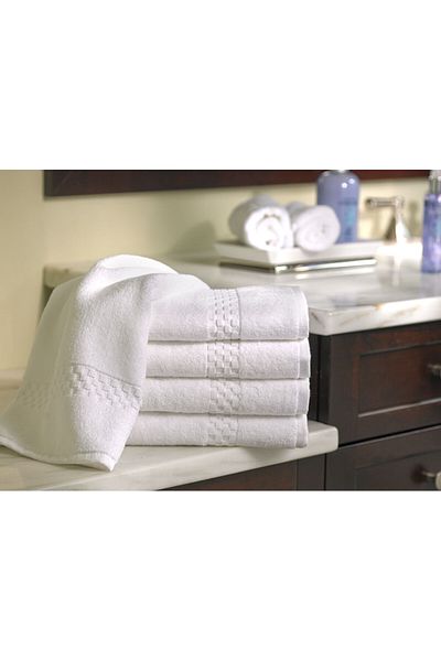 MEŞELİ TEKSTİL Premium Lux Quality - 1 Piece 1000 Gr Checkerboard Patterned Bath Towel, 90X180 King Size, 20/2 Ring Rope