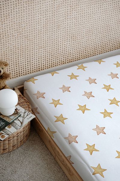 Tuğba Kuğu Vintage Lion Printed Flat Sheet - Iconic Series