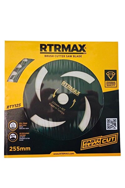 Rtrmax Rty125 Tırpan Testeresi Elmas 40 Diş 255mm