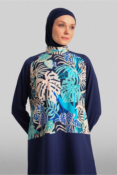 Armine Μπλε ναυτικό μαγιό Hijab - 24Yd8914
