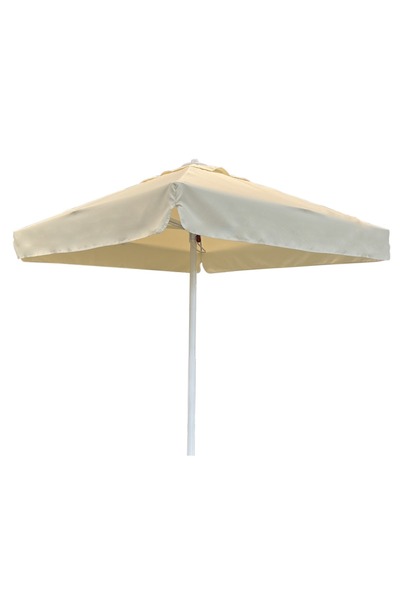 form outdoor Prince 200x200/8 Manuel Teleskopik Etekli Kare Şemsiye KREM