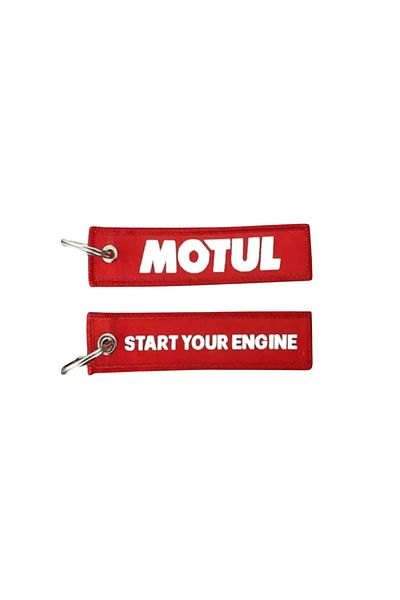 Promojoy Start Your Engine Motorcycle Keychain