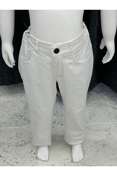 Dıgıl Kids White Lycra Linen Trousers Show Outfit 23 April