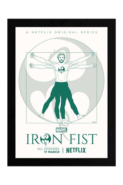 Saturn Pictură înrămată cu mănușă de fier - Pictură poster din seria Marvel