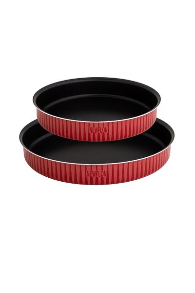 Newflon Rectangular Oven Tray Set 2 Pcs 26*30