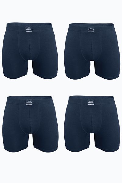 Malabadi Ανδρικό Premium Smoked Modal Long Boxer Σετ 4 - 4M250