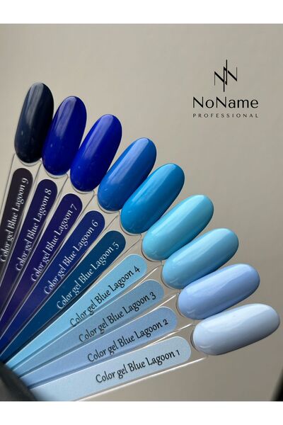 NO NAME Color Gel Kalıcı Oje Blue Legoon1 8ml