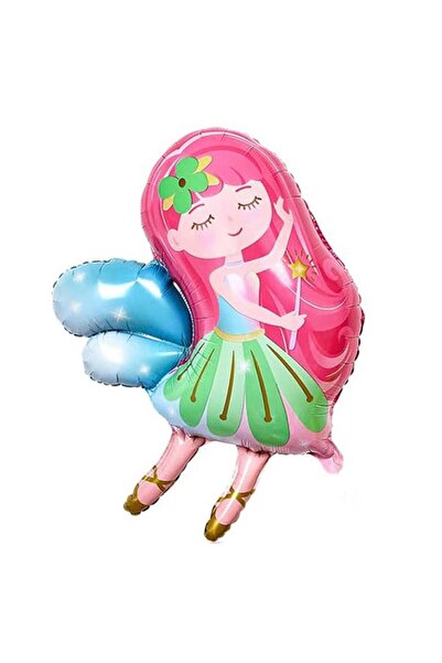 Parti Adresi Peri Kızı Folyo Balon Parti Balonu 114 cm
