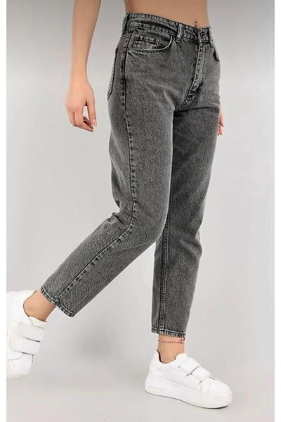 OnPelin jeans جينز Boyfrend عالي الخصر للأم
