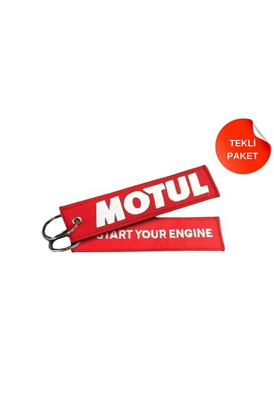 Promojoy Start Your Engine Motorcycle Keychain