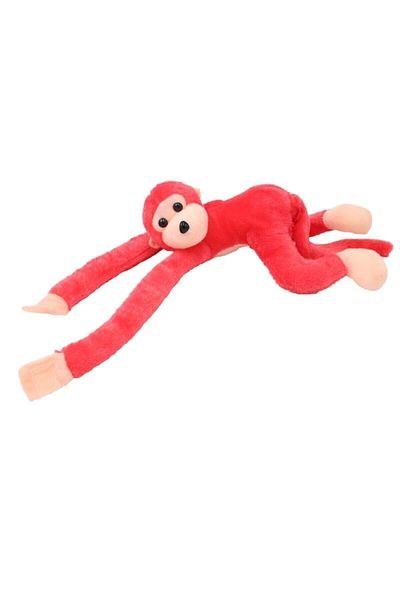 TAHTAKALE HEDİYELİK Plush Hugging Monkey Red 57 cm