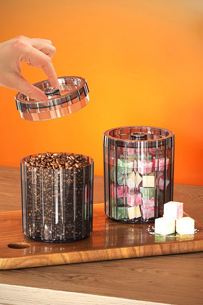 Pufwin Home 2 Pieces Covered Large Size Tea Coffee Side Snack Bowl Turkish Delight Cookie Bowl Presentation Bowl 700ml