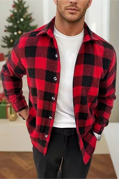 King Brothers Πουκάμισο Polar Ξυλοκόπος με Unisex σχέδιο Oversize