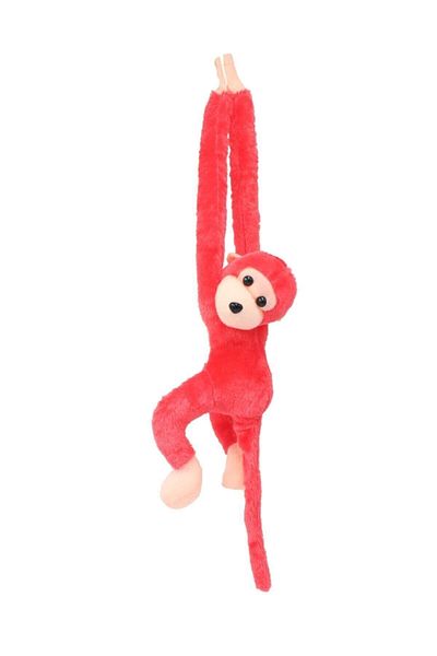 TAHTAKALE HEDİYELİK Plush Hugging Monkey Red 57 cm