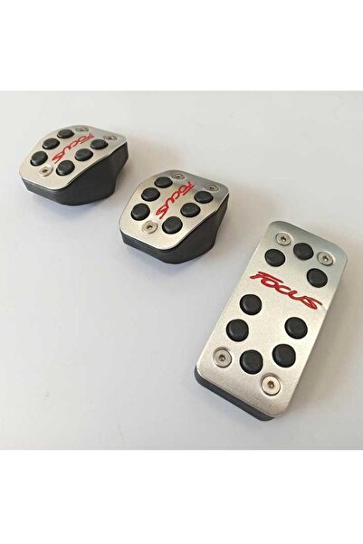 OLED GARAJ Ford Focus Için Uyumlu Pedal Seti Kırmızı Yazılı Mt 2010-2019