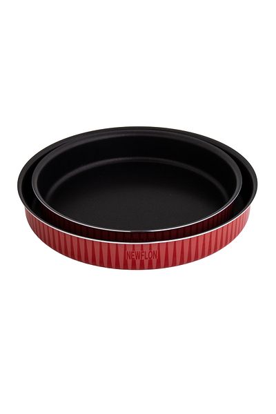 Newflon Rectangular Oven Tray Set 2 Pcs 26*30