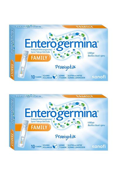 Enterogermina 2Pcs 10 Vials for Family